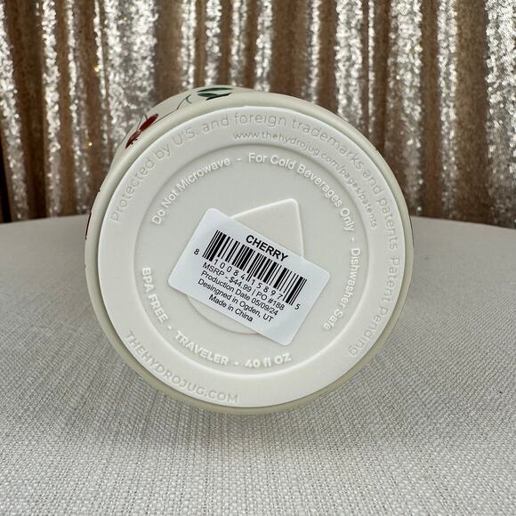 HydroJug Cherries 40oz Traveler, Limited Edition, NWT - Picture 8 of 9